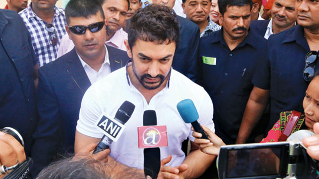 Actor Aamir Khan Arrives in Kathmandu for Meditation Retreat